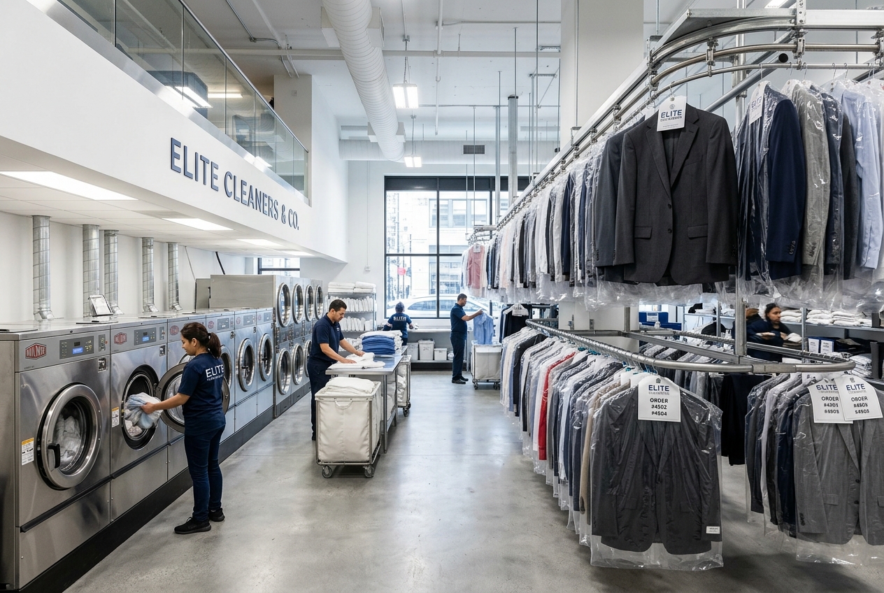 Automated Commercial Laundry Operations